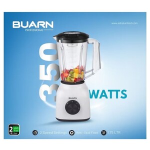 خلاط عالي الأداء بقوة 350 وات وسعة 1.75 لتر مع حماية من السخونة الزائدة، قفل أمان، محرك نحاسي بالكامل وخامات آمنة للطعام لتحضير العصائر والشوربات والمزيد (BL-F107)