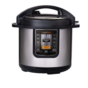كولن قدر ضغط كهربائي 12 لتر - 1600 واط - ميزة تخزين الوظائف في الذاكرة - 12 وظيفة - فضي - 816106005