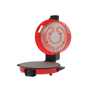 كولن صانعة خبز و بيتزا عربى 30 سم 1800 واط - احمر